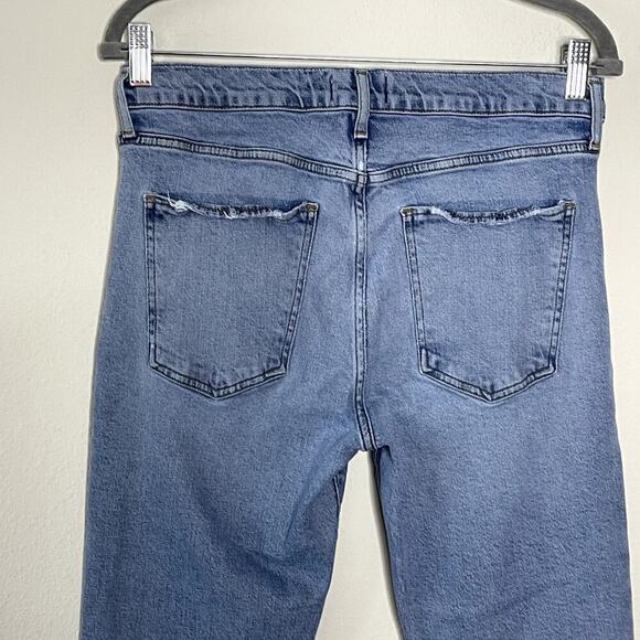 AGOLDE SWERVE TONI MID RISE LIGHT BLUE WOMENS‎ JEAN SIZE 31 - Picture 8 of 10